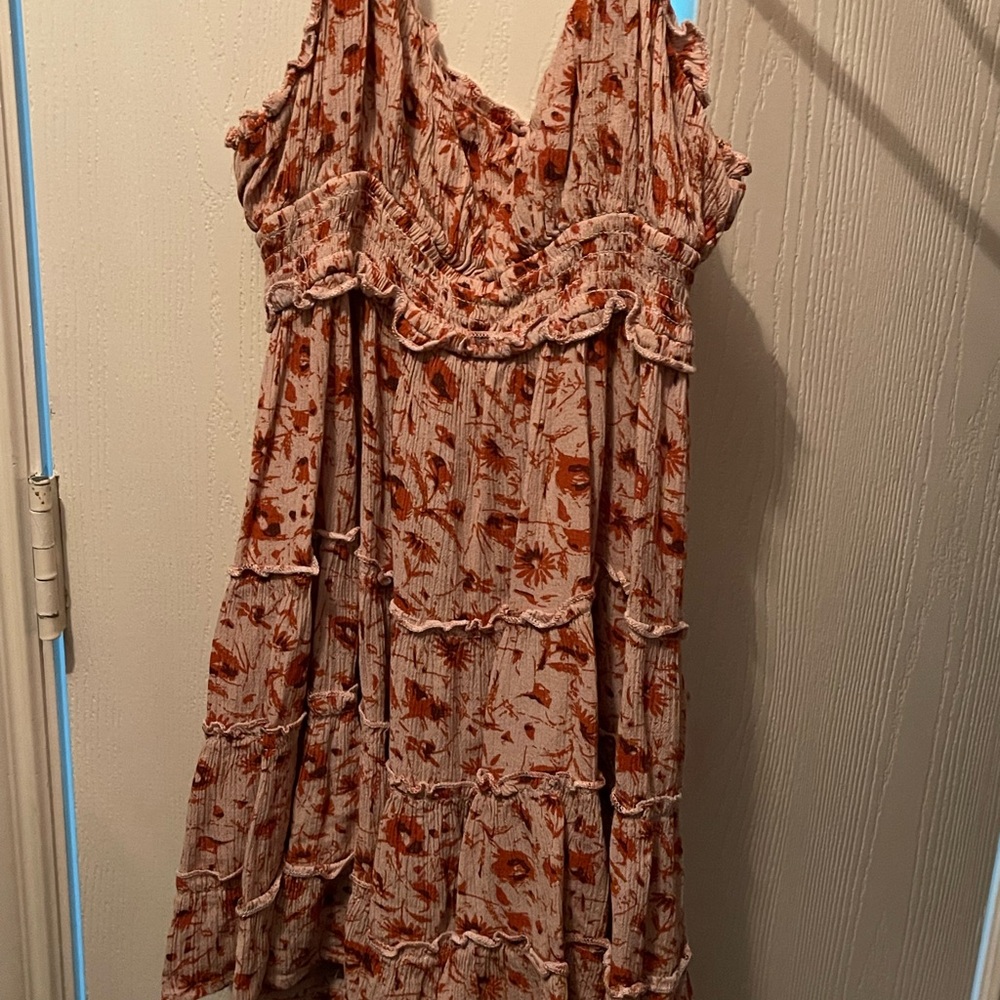 Mini Floral Ruffle cowgirl Dress